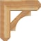 Ekena Millwork Westlake Craftsman Rough Sawn Bracket w/ Offset Brace, Western Red Cedar, 8"W x 24"D x 24"H BKT0806X24X24WTL04RWR - alternate 2
